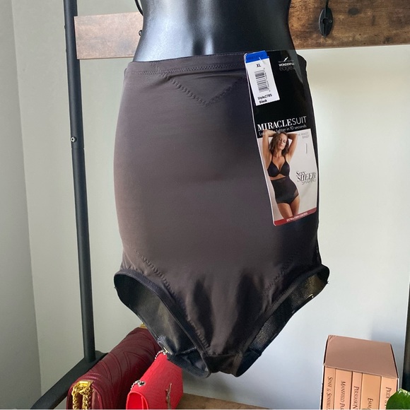 Miraclesuit Women's Shapewear Surround Support Shaping Hi Waist Brief black XL - Picture 2 of 7